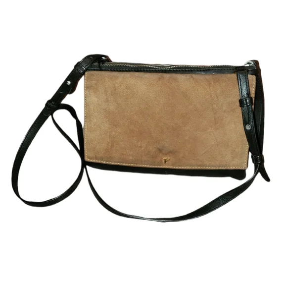 Zara Suede Leather Envelope Crossbody - Picture 3 of 8